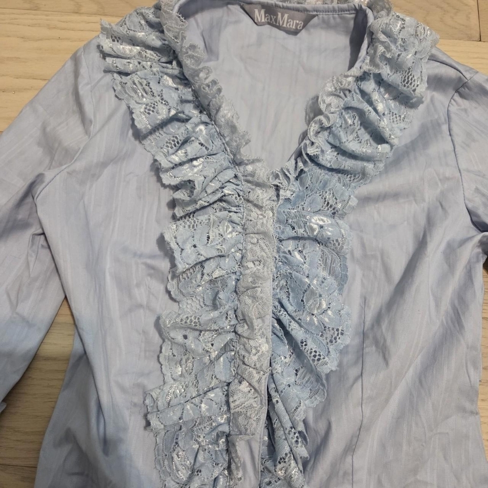 Max Mara Ruffle Blouse - Picture 5 of 8